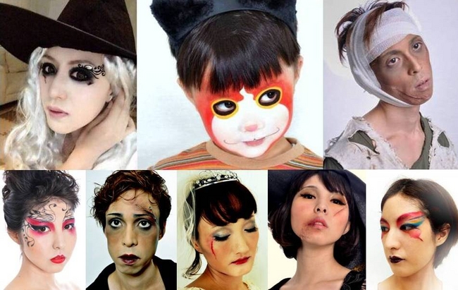 ハロウィンメイクのやり方！簡単かわいい目元＆ガチな傷口風メイクの方法もLIPS