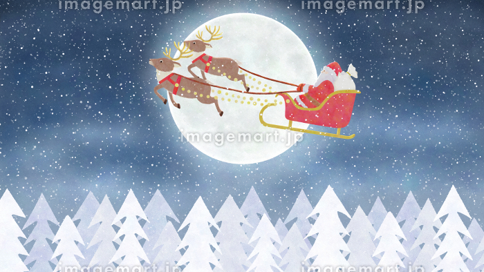 トナカイのクリスマス プレゼントでサンタさんのイラストのイラスト素材・ベクター Image 25749614