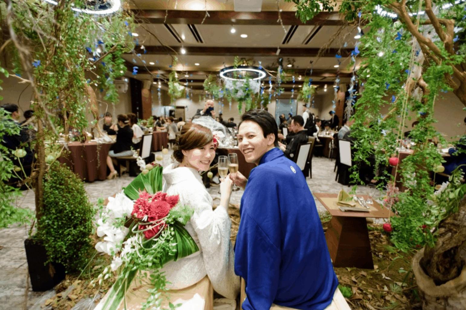 公式 和モダンウエディング カラー愛知県三河安城の和装前撮り・フォトウェディング・神社挙式