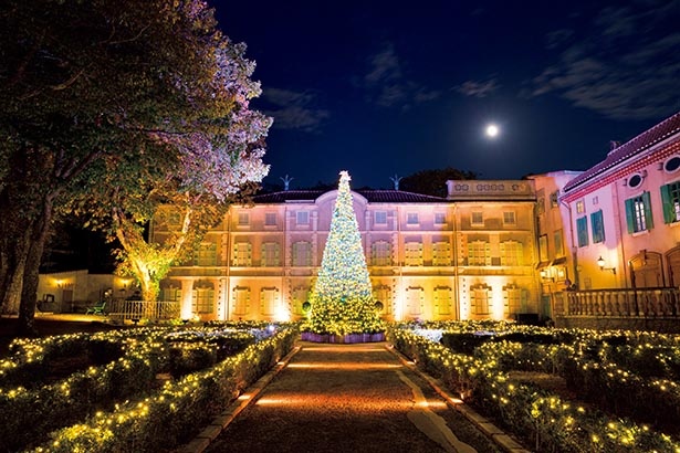 クリスマス特集箱根ガラスの森美術館ヴェネチアン・グラス専門の美術館