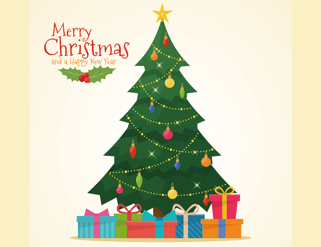 フランス語での挨拶でメリークリスマスカードテンプレート。ジョジョ・ノエルPremiumベクトル素材