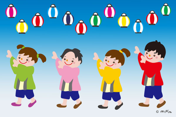 夏祭りの飾り文字 季節・行事 その他一般・装飾 の無料イラスト介護アンテナ