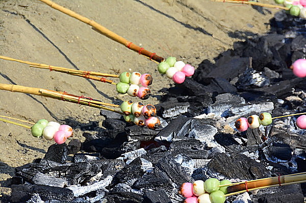 陣原のどんど焼き・福祉餅つき大会に行きました