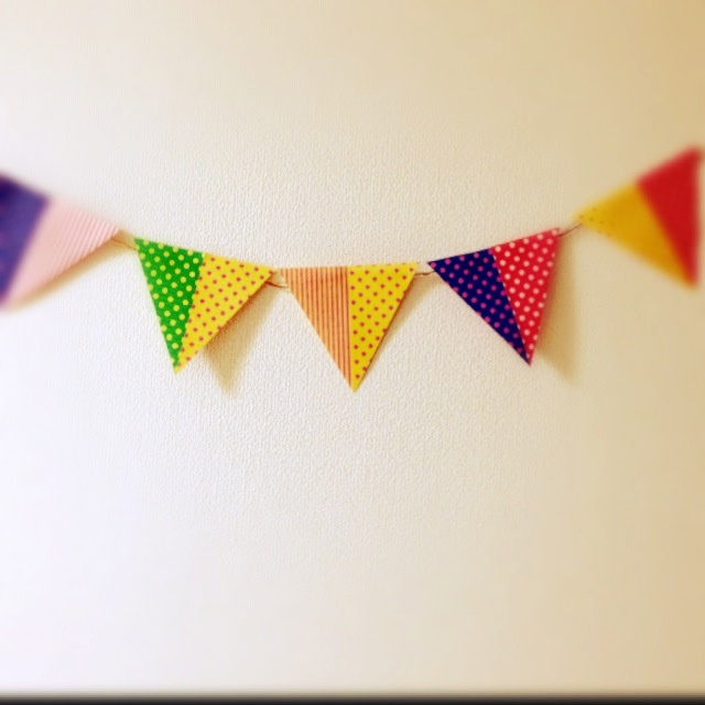 クリスマス サンタクロース 壁面 飾り ガーランド 折り紙 製作 イベント 赤