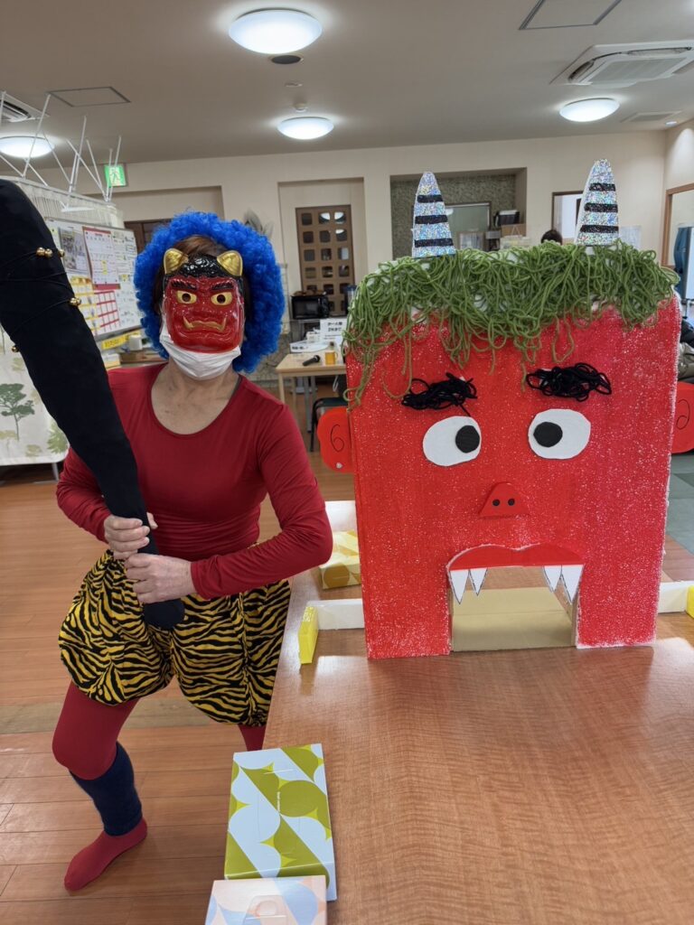 デイ 節分の鬼飾り 制作 - オービーホーム