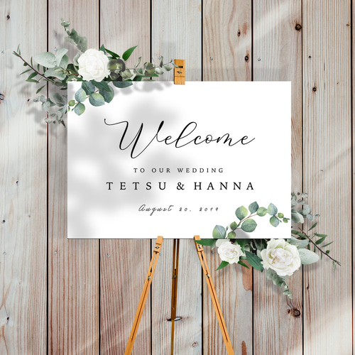 ウェルカムボード ウェルカムスペース トレーシングペーパー結婚式A4