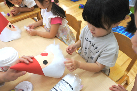 クリスマス会をしました新高山めぐみ幼稚園