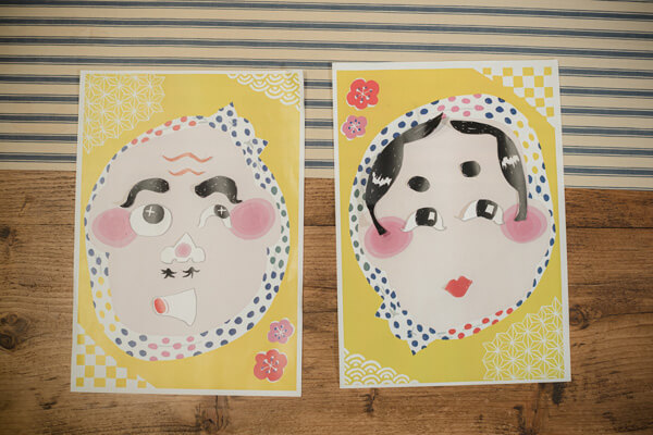 ふくわらいダルマ- 無料テンプレート公開中 - 楽しもう Office