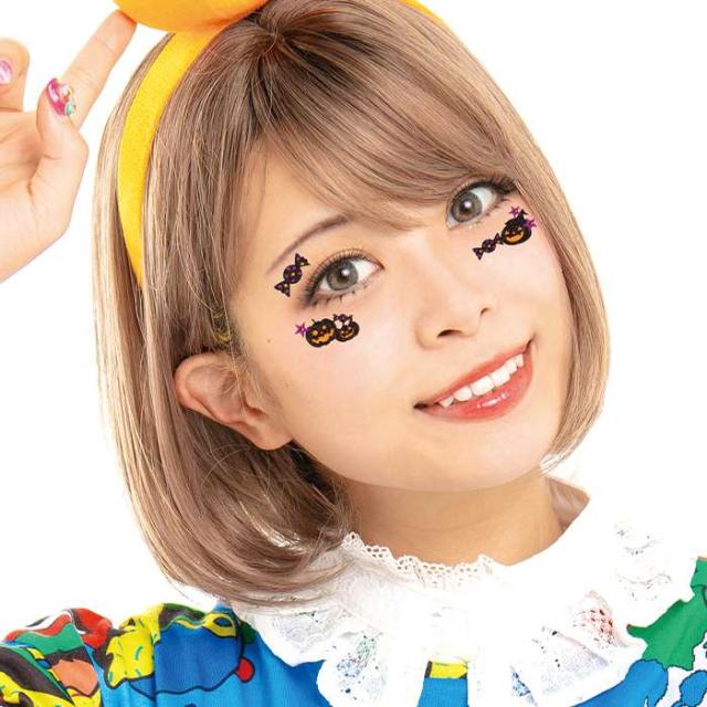 ハロウィン メイクシール アイメイク タトゥーシール 子供 大人 仮装 可愛い 飾り 顔 ステッカー パーティー フェイスシール : FANCYDRESS SHOP - 通販 - Yahoo!ショッピング