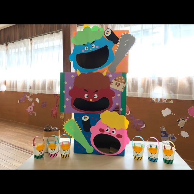 節分に豆まきの レクリエーションを開催 - ナーシングホームアイプラス