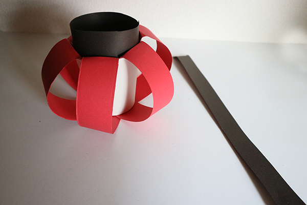 画用紙・ペーパークラフト改良後 ワイヤーをつけたまま折りたためる画用紙提灯2020 作り方