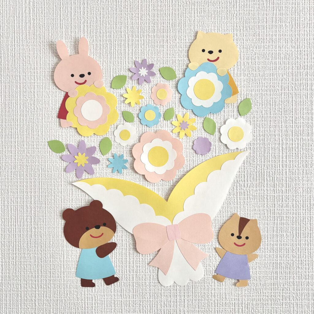 鯉のぼり こどもの日 画用紙 壁面製作 装飾 飾り 製作キット 保育園 ５月 壁面製作