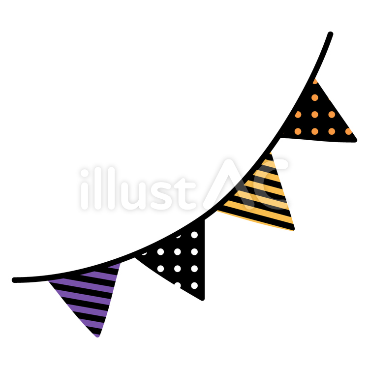 ハロウィン フラッグバナーオレンジの通販・販売アメリカ雑貨のテーマパーク！キャンディタワ