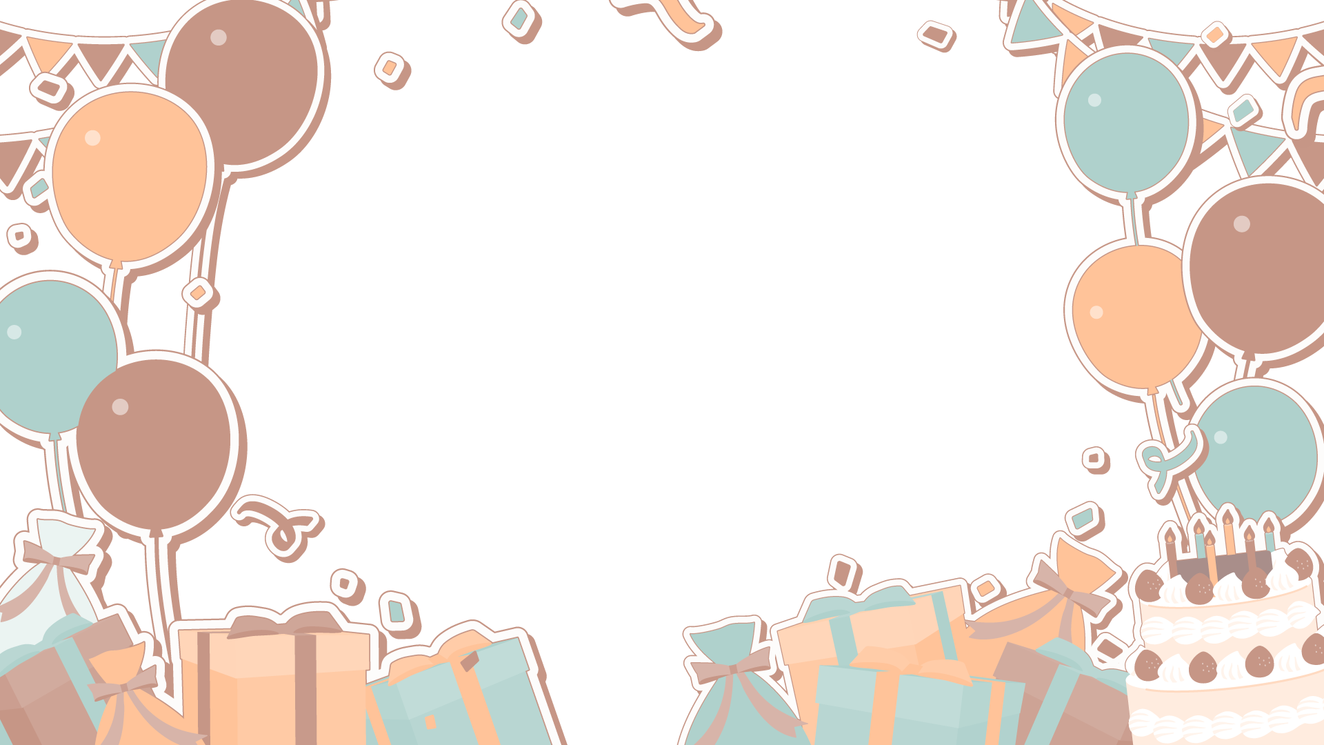 誕生日カラーフラグケーキfacebookボーダーアバター,フレームイメージ_グラフィックス id380339846_PRF画像フォーマットPSD_jp.lovepik.com