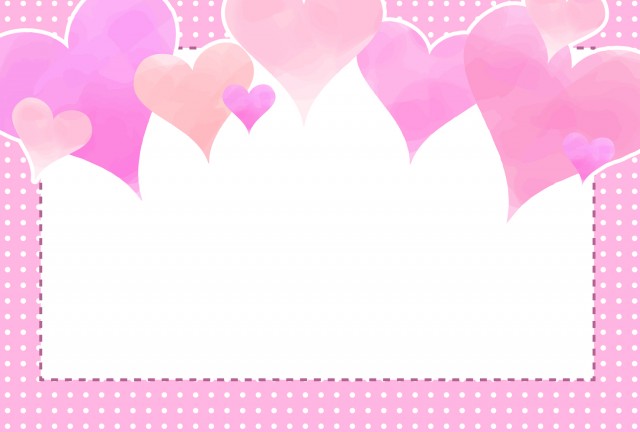 ハートメッセージカードイラスト - No: 685393無料イラスト・フリー素材なら「イラストAC」
