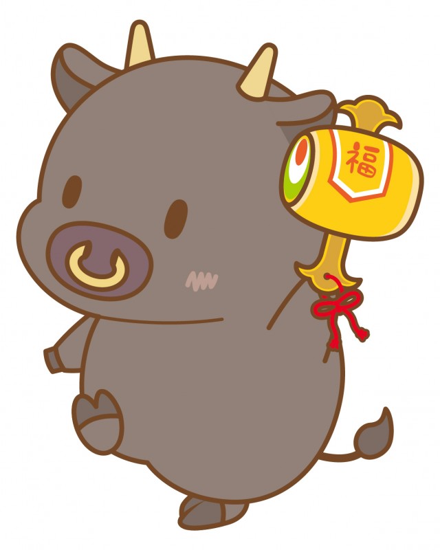 うちでの小槌のフリーイラスト - 開運アイテム無料素材 - チコデザ