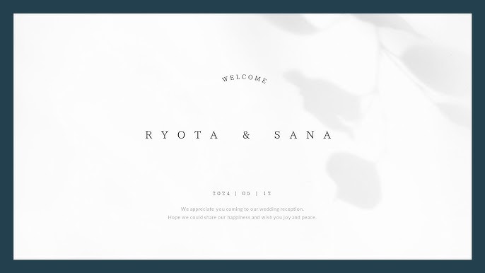 結婚式用エンドロールムービー マーブルPowerPointテンプレート※納品は完了メールのメッセージで送ります結婚式動画テンプレート ショップ さぼてんぷれーと