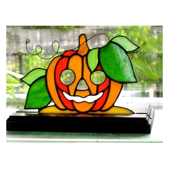 ステンドグラス風♡ハロウィン♡かぼちゃ♡おおばけ - ♡プチボヌール♡minne byGMOペパボ 国内最大級のハンドメイド・手作り通販サイト