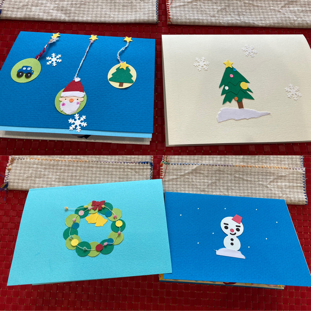 無料型紙で簡単手作り！ 立体クリスマスカードの作り方をご紹介SAKURA PRESS株式会社サクラクレパス