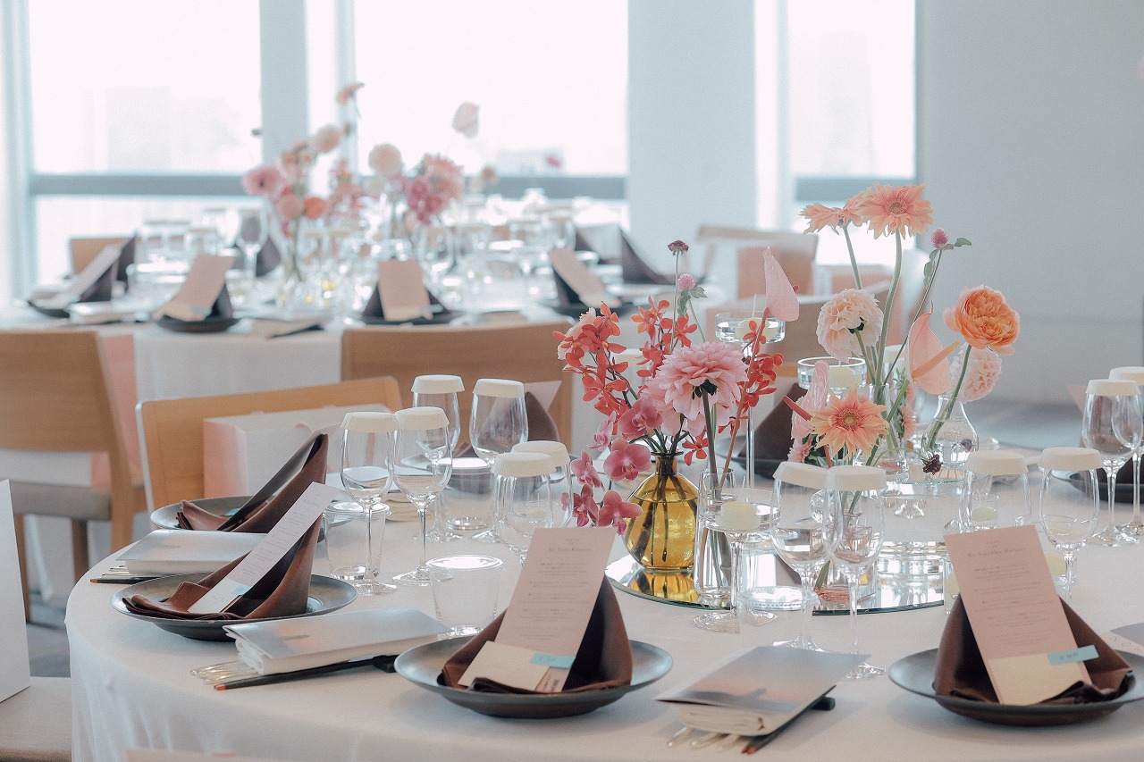 シャビーシックな大人の装花リ・フラワー ウェディング