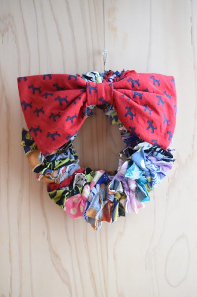 クリスマスリース 藍染の布リースの通販 by ポンタ's shopラクマ