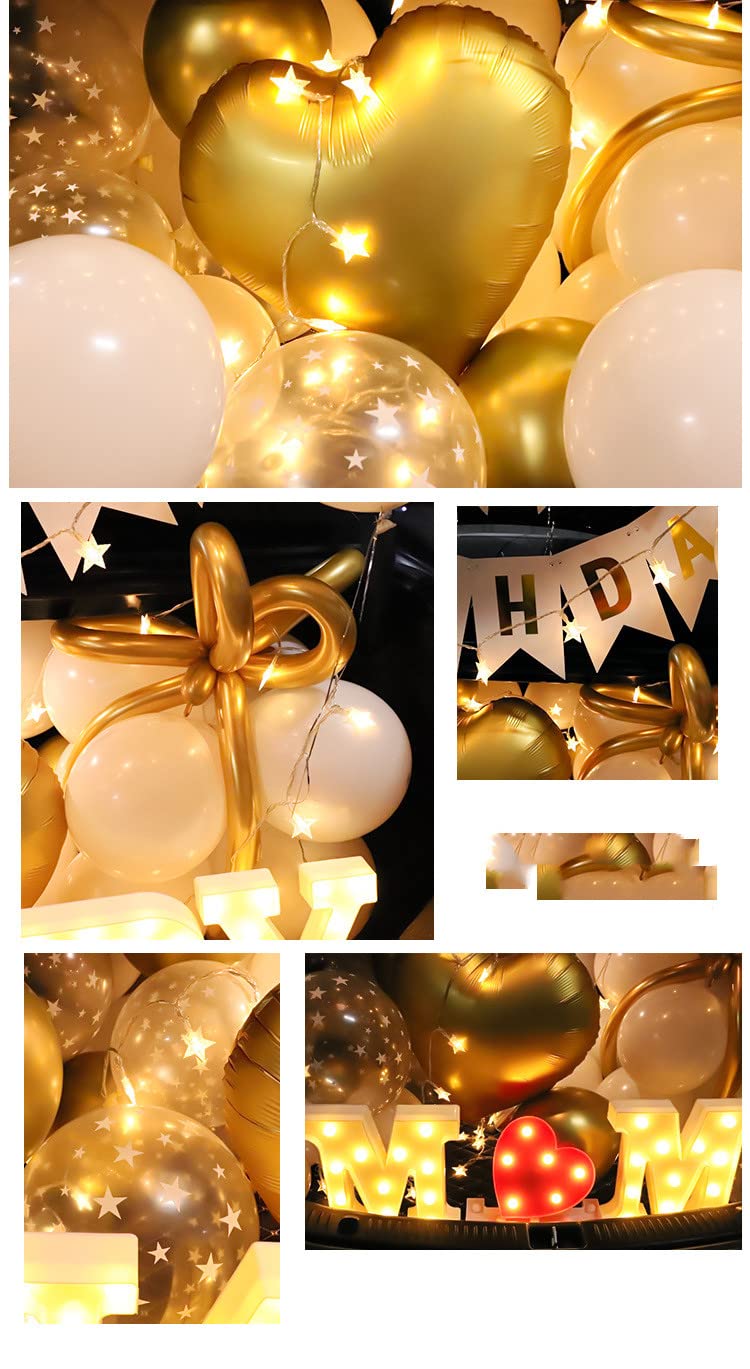 車サプライズ カーサプライズ トランクサプライズ LED バースデー プロポーズ バレンタイン 記念日 華やか デコレーション バルーンセット 夏