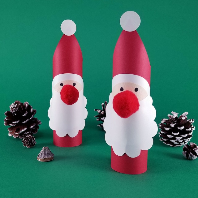 ペーパー芯で♪北欧風ツリーの森にじいろ工房