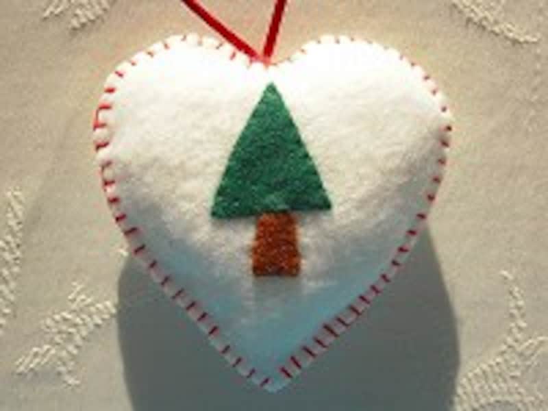 クリスマス フェルトで手作りツリーオーナメント 100均DIY felt Christmas Xmas - YouTube