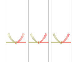 A4印刷で5種類・5枚のイラスト入り短冊のし💗無料ダウンロード「かわいい」雛形・テンプレート素材