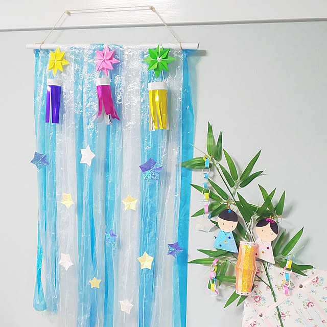 紙で作るかわいい魚と星の輪つなぎの作り方をYoutubeにUPしました✨ パーティーの飾りとして、また七夕飾りにも最適です🎋 動画制作@y_ycreation Youtubeチャンネルやまもとえみこペーパーデコレーション輪つなぎ輪飾りパーティーコーデ手作りパーティー七夕