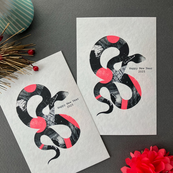 新年に向けて、年賀状を作成しました♪伊奈町の特別養護老人ホームみちみち伊奈中央