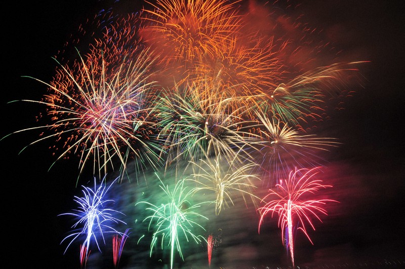 大曲の花火2019 スペシャルスターマイン 1 Omagari Fireworks 2019 Special Starmine18KHDR