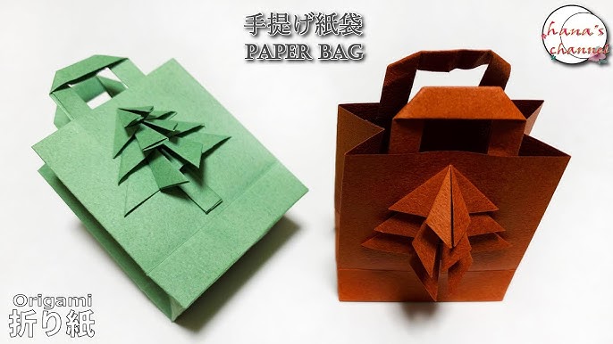 DIYの部屋 紙袋リメイク！簡単ミニギフトバッグをスタバ紙袋で作ってみました！ラッピング♩リボンでかわいく♩