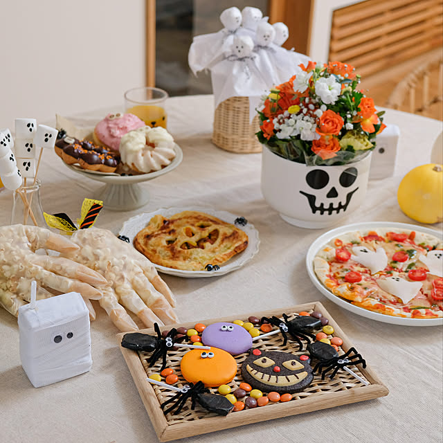 セリア ハロウィンパーティーの商品を使ったおしゃれなインテリア実例RoomClip ルームクリップ