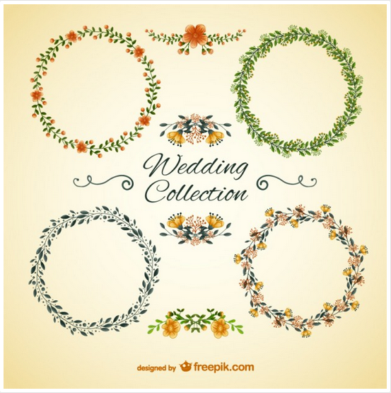 結婚式の招待状や式次第に使える、かわいい無料イラストまとめインスピ