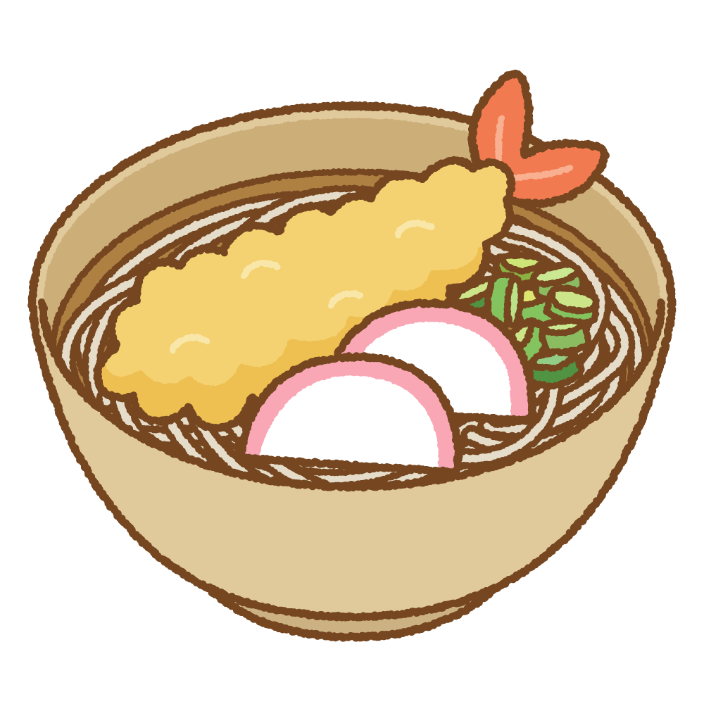 年越しそばを食べる家族のイラストかわいいフリー素材集 いらすとや