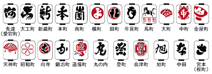 白河市まちづくりブログ: 白河提灯まつり 昼の部