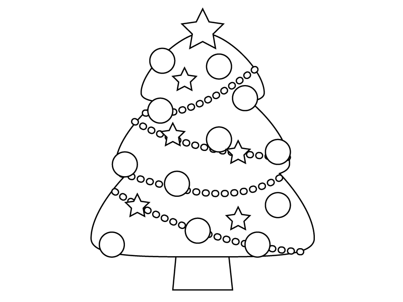 クリスマス無料大人の塗り絵