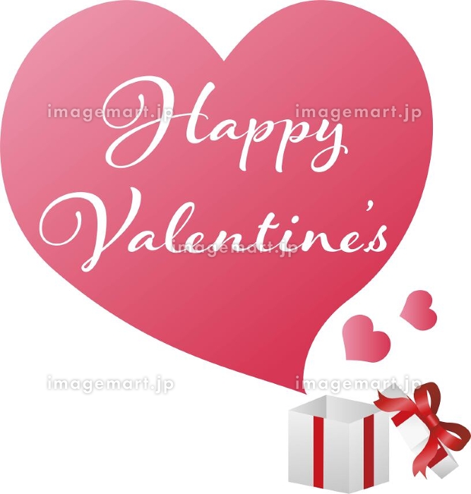 ふさふさ フォトフレーム付き絵 ハッピーバレンタイン