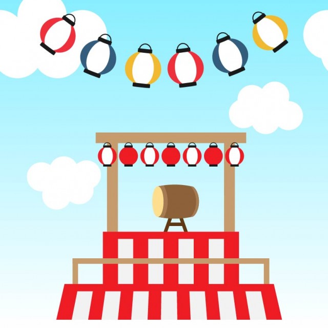 お祭りセットイラスト - No: 1171553無料イラスト・フリー素材なら「イラストAC」