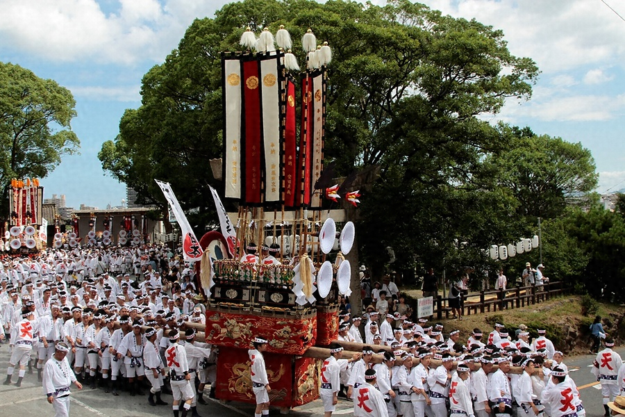 令和7年 第67回 戸畑祇󠄀園ばやし研究競演会戸畑祇󠄀園大山笠