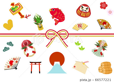 お正月飾りのフリーイラスト – EVENTs Design