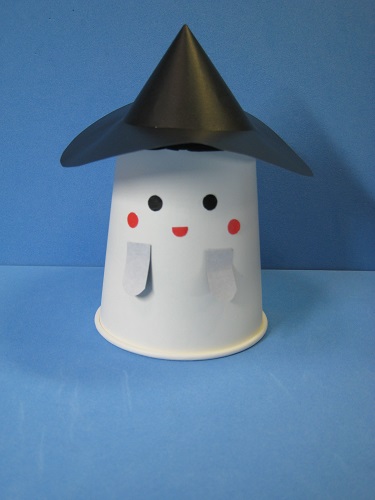 ハロウィン工作！ 超簡単、紙コップおばけ👻工作ハロウィン手作りおもちゃ