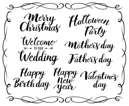 筆ペン筆記体 ハッピーニューイヤー Ballpoint pen Calligraphy Happy New Year - YouTube