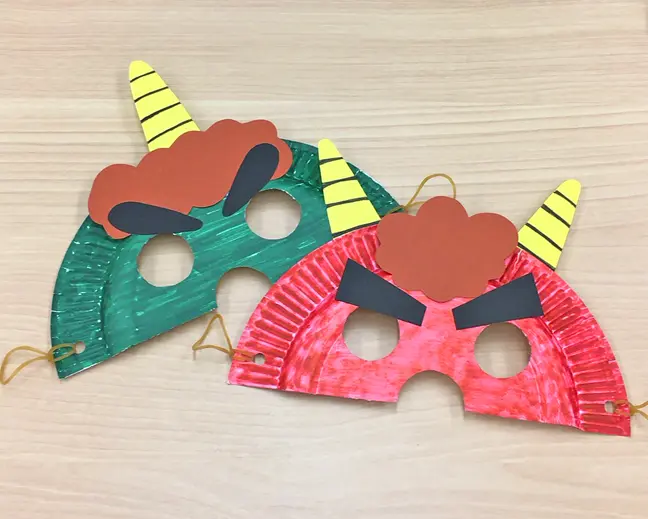 今年の節分は親子で豆まき！紙皿で鬼のお面を手作りしよう - トクバイニュース