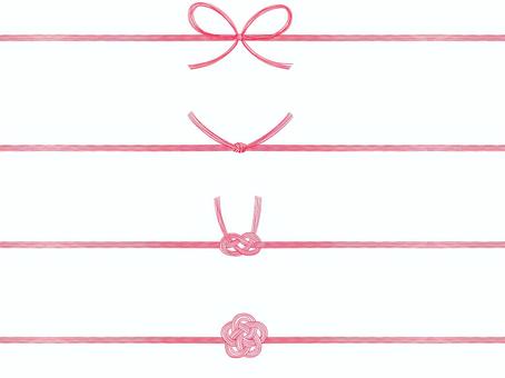 Vetor 熨斗紙_黒白結び切り 水引 5本 弔事用 do StockAdobe Stock