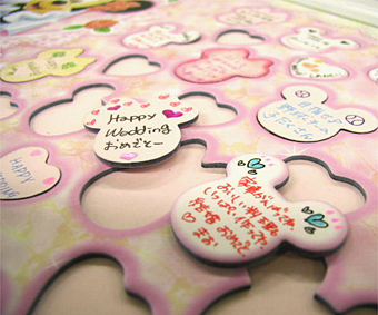 宝物になる🫶🏻披露宴で使ったウェルカムボードに二次会で「メッセージ」を書いてもらうアイデア🖋️marry マリー