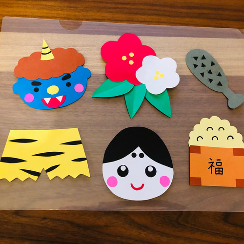 製作キット保育 壁面節分 壁面飾り節分 壁面おに 壁面2月 壁面飾り2月 2月壁面飾り 節分 せつぶん 豆まき 鬼 保育教材 保育園 幼稚園ガーランド ウォールステッカー・ウォールデコ Ruu 通販 16613812Creema クリーマ