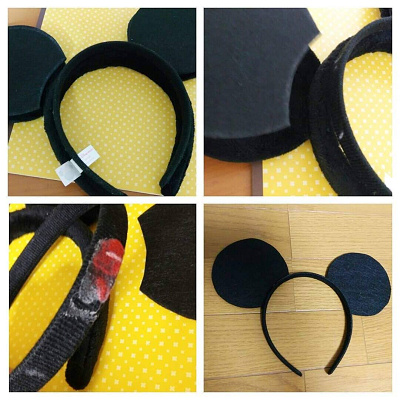 手作りのディズニー風カチューシャ作り方！100均アイテムで簡単に作成♪