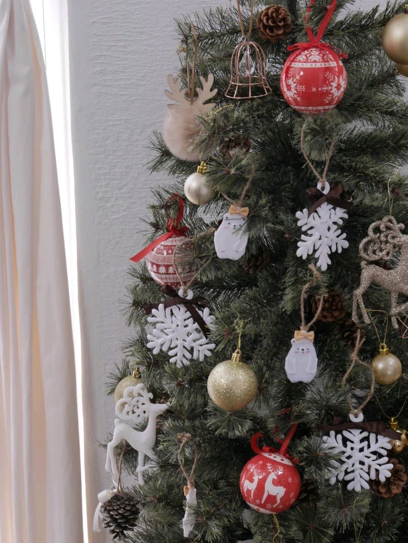 市場P20倍限定！ 150CMクリスマス 飾り ガーランド セット パーティー 部屋 飾り付け インテリア 装飾 サンタ オーナメント 飾りつけデコレーション おしゃれ ペイパー miniクリスマスツリー：ハピカムTOKYO